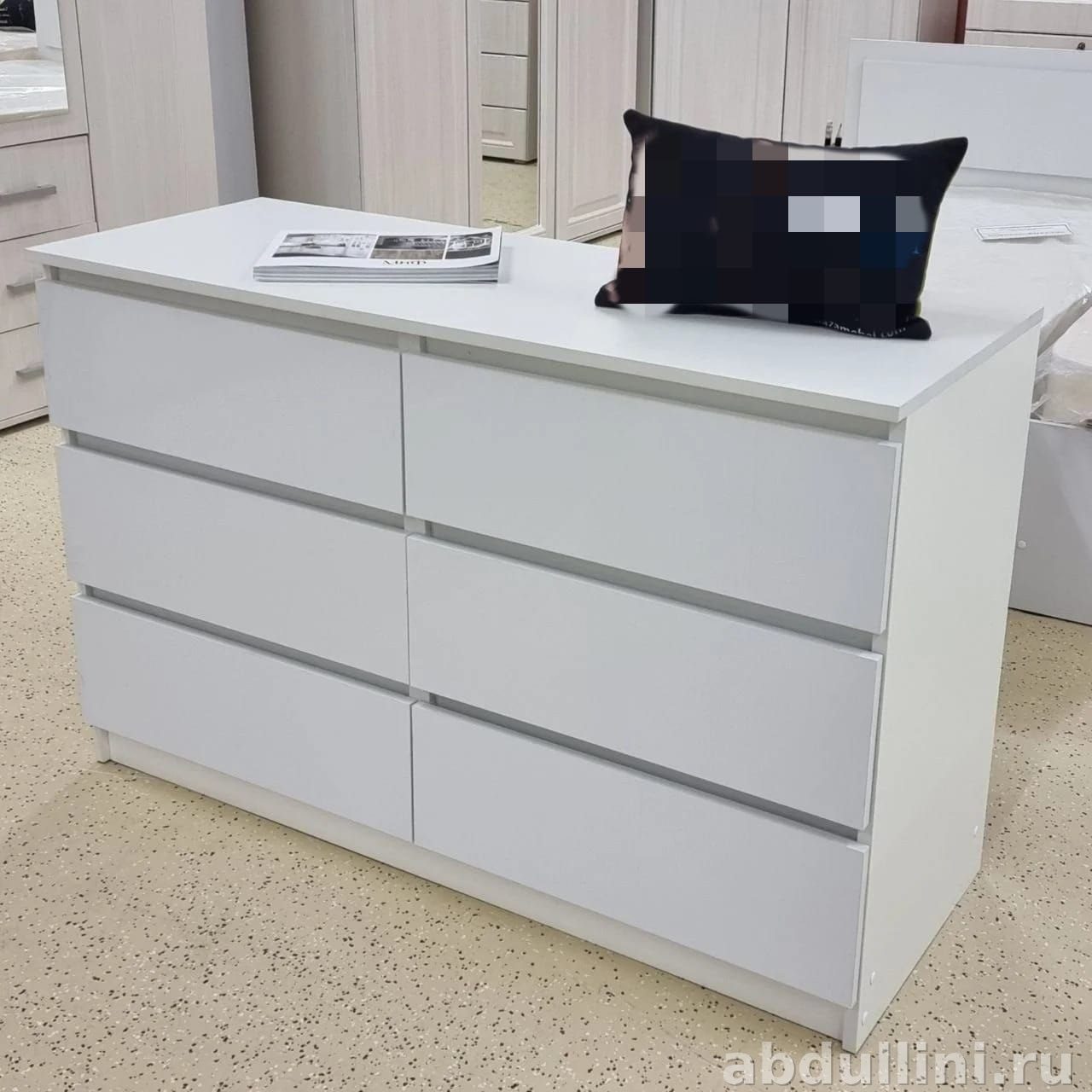 Комод Мори 1200.6 в белом цвете — купить в Дагестане — купить в Дагестане