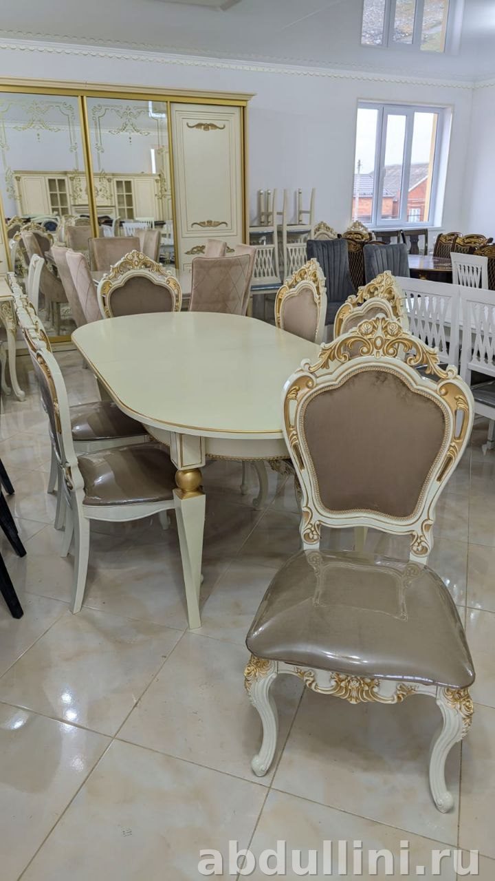 Купить овальный раздвижной стол и стулья в Дагестане цена и размер — купить в Дагестане — фото 3