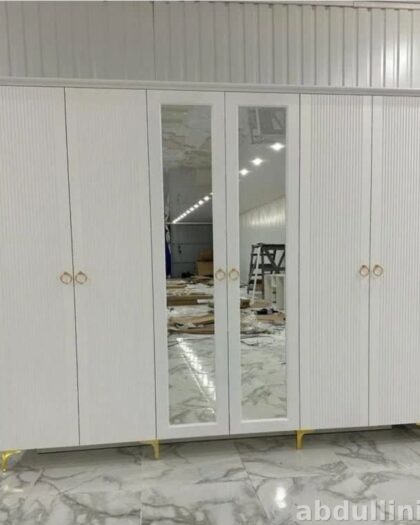 Шкаф Мия 2037 белый с зеркальными дверцами | Мебель в Дагестане — купить в Дагестане