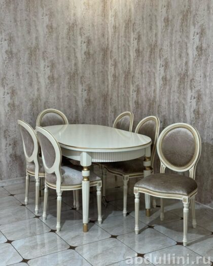 Обеденный стол 2168 с шестью стульями — купить в Дагестане — купить в Дагестане