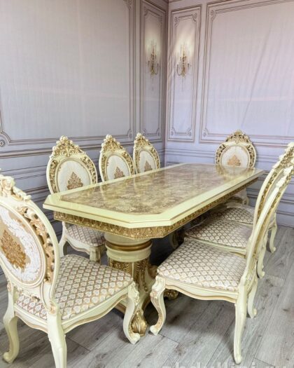 Обеденный комплект 2175 в стиле барокко в Дагестане — купить в Дагестане — фото 1