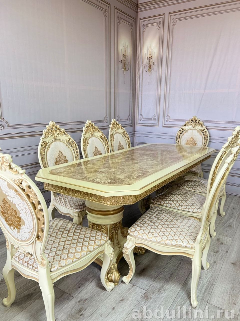 Обеденный комплект 2175 в стиле барокко в Дагестане