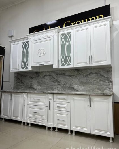 Кухонный гарнитур 2287 белый матовый — купить в Дагестане — купить в Дагестане