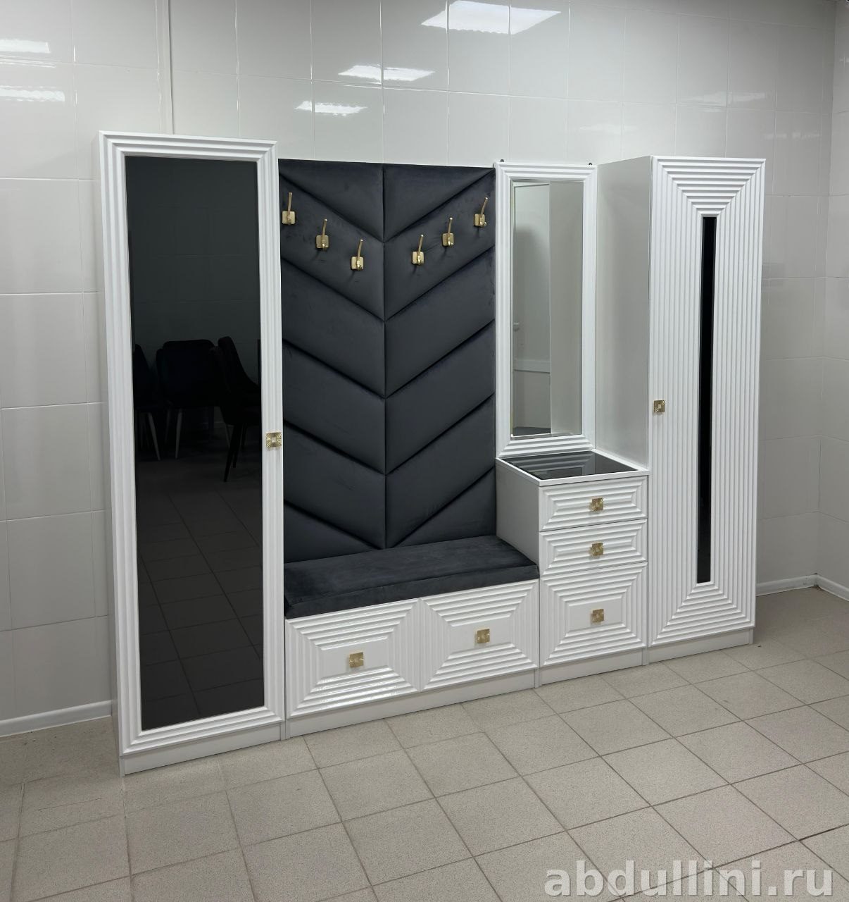 Прихожая АЛИЯ 2305 — белая мебель от производителя в Дагестане — купить в Дагестане