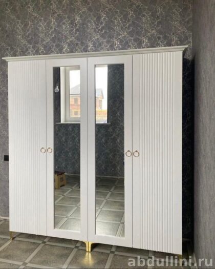 Шкаф Мия 2357 белый с зеркалами – купить в Дагестане — купить в Дагестане