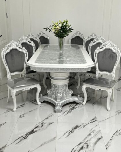 Обеденный стол и стулья 2380 в стиле неоклассика — купить в Дагестане — купить в Дагестане — фото 1