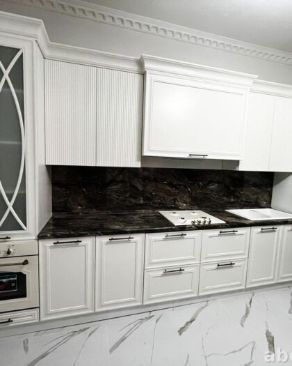 Кухня «2418» в кремовом цвете — купить в Дагестане — купить в Дагестане — фото 1