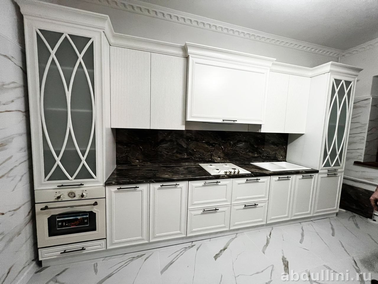 Кухня «2418» в кремовом цвете — купить в Дагестане — купить в Дагестане — фото 1