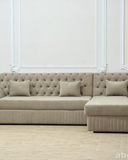 Диван 2440 с оттоманкой — купить в Дагестане | abdullini.ru — купить в Дагестане — фото 1