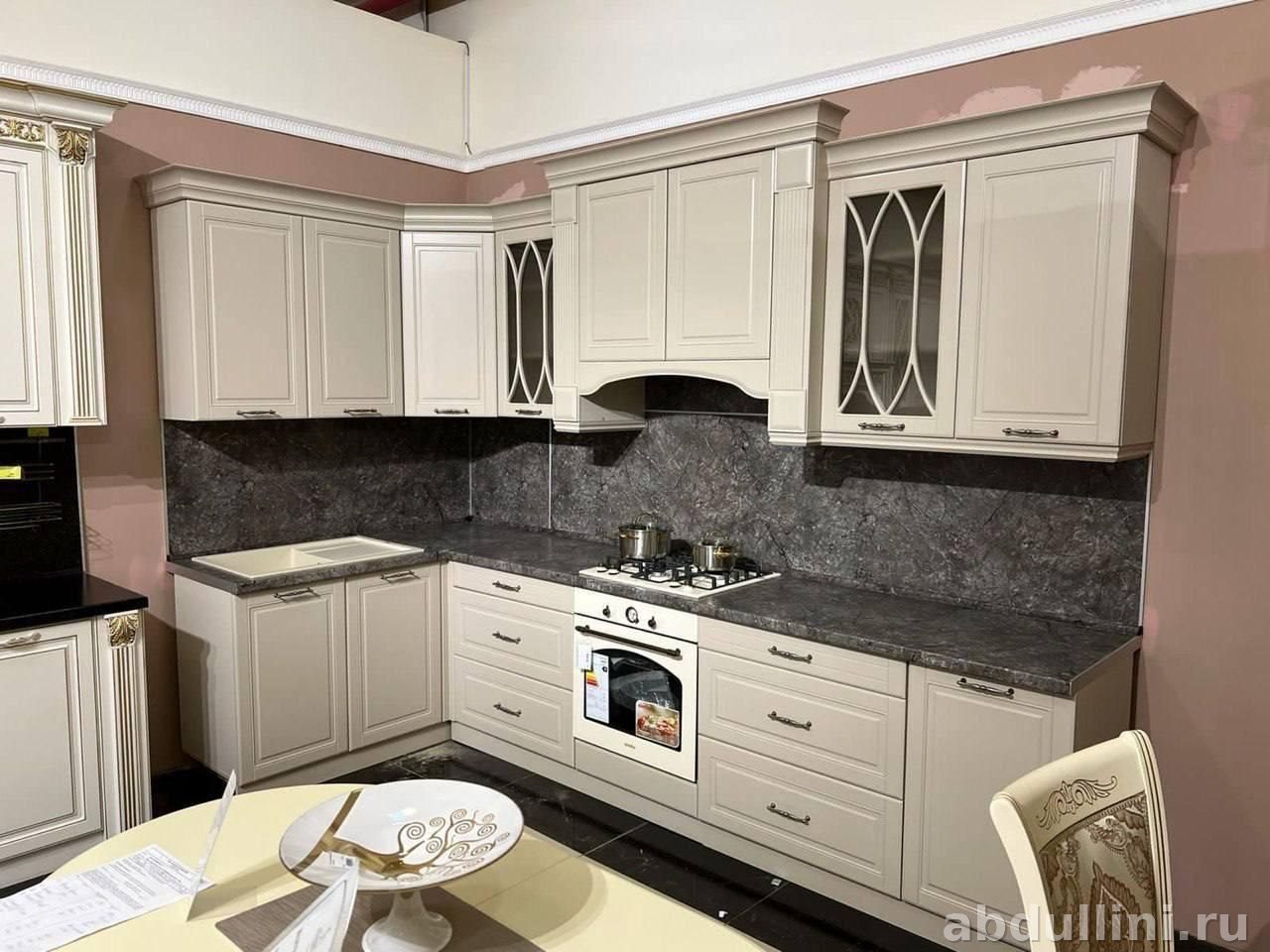 Кухня Риола угловая в цвете Шампань — купить в Дагестане — купить в Дагестане — фото 1