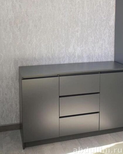 Комод Мори МК 1200.3 — купить в Дагестане цвет Графит — купить в Дагестане