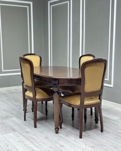 Стол Медальон и стулья Мальта в Дагестане другой комплект стульев — купить в Дагестане — фото 1