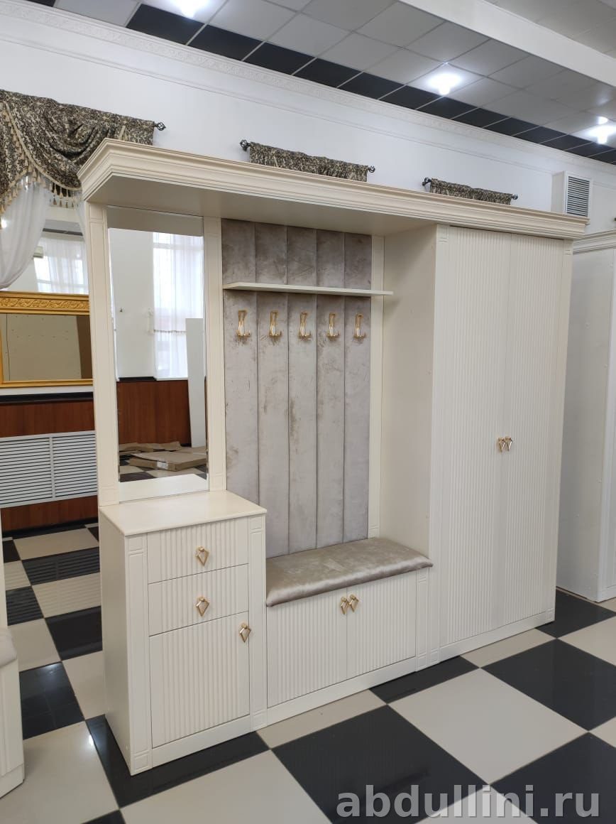 Прихожая НЕО-Глория — купить в Дагестане | Мебель от производителя шире и бежевый — купить в Дагестане