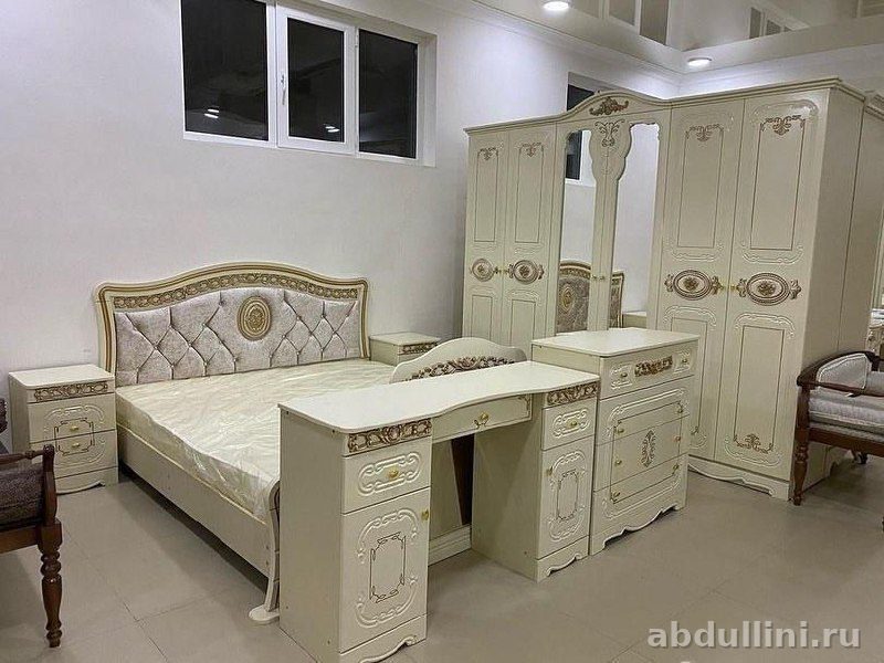 Спальня «Азалия-6 дв люкс» крем беж — купить в Дагестане цвет крем беж — купить в Дагестане