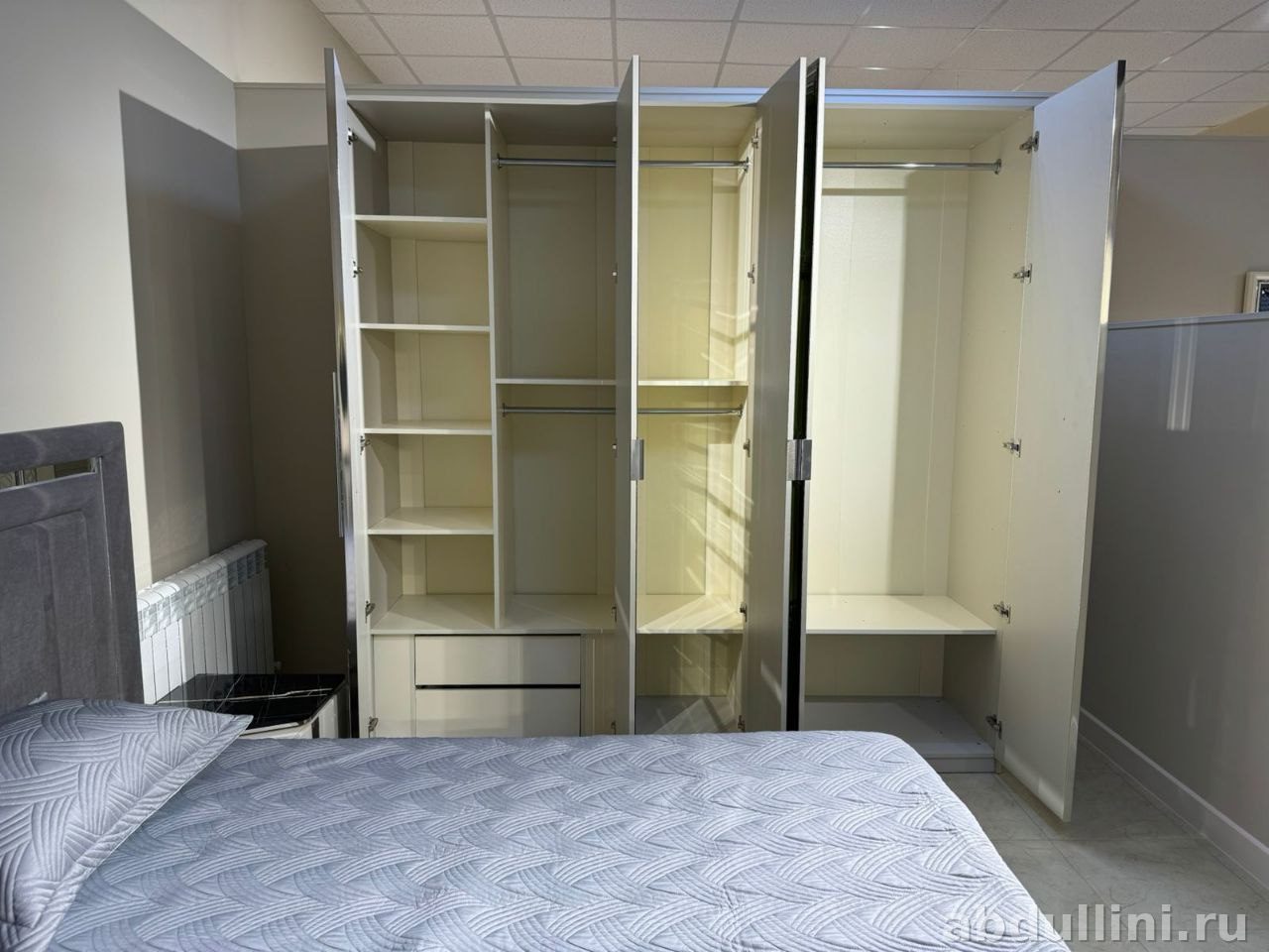 Спальня Грация — купить в Дагестане | Мебель от производителя Серый цвет — купить в Дагестане — фото 3