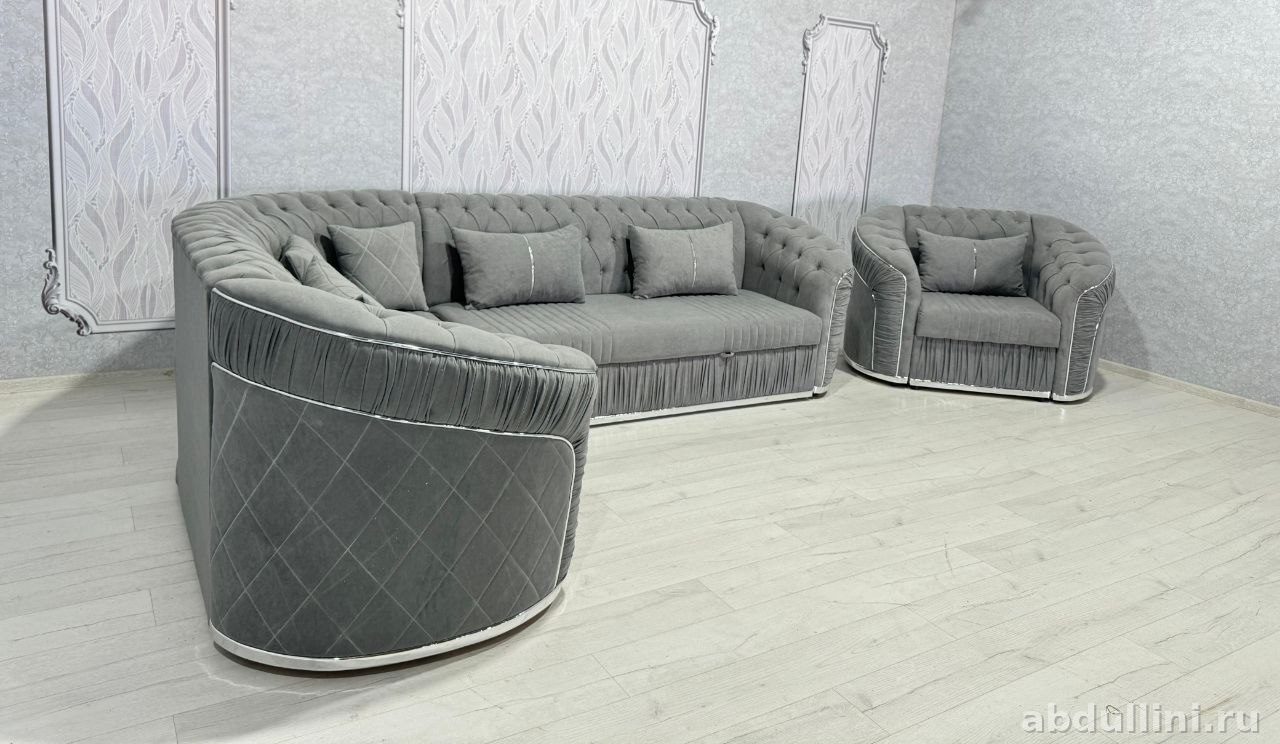 Угловой диван 2977 с креслом от производителя в Дагестане другой размер — купить в Дагестане — фото 2