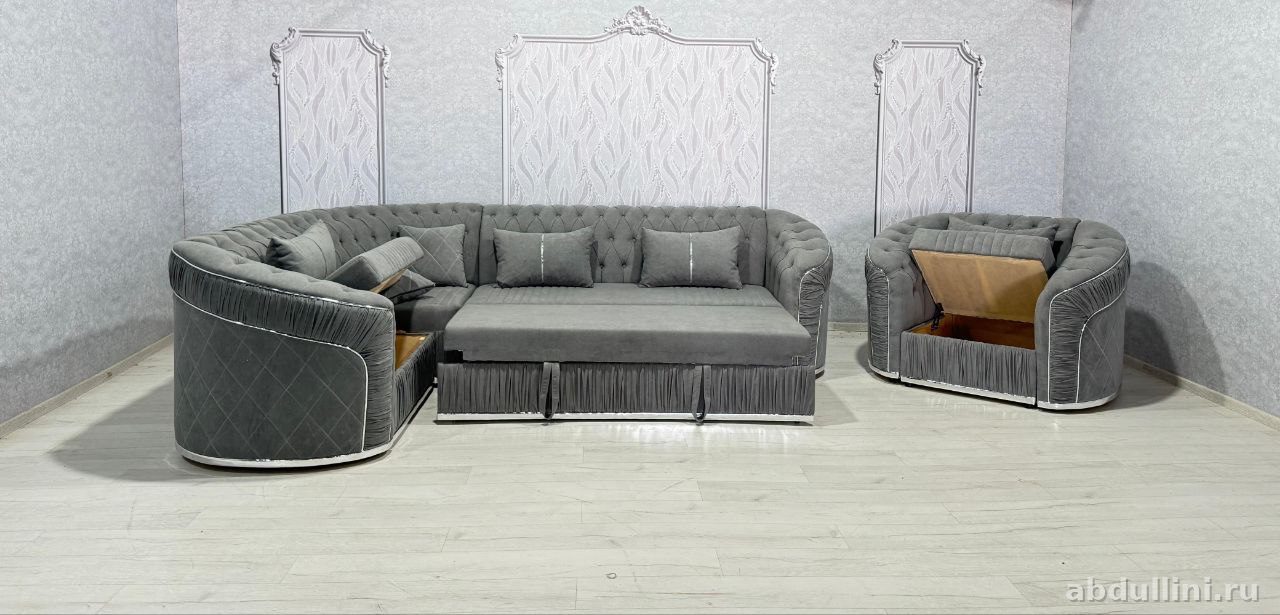 Угловой диван 2977 с креслом от производителя в Дагестане другой размер — купить в Дагестане — фото 4