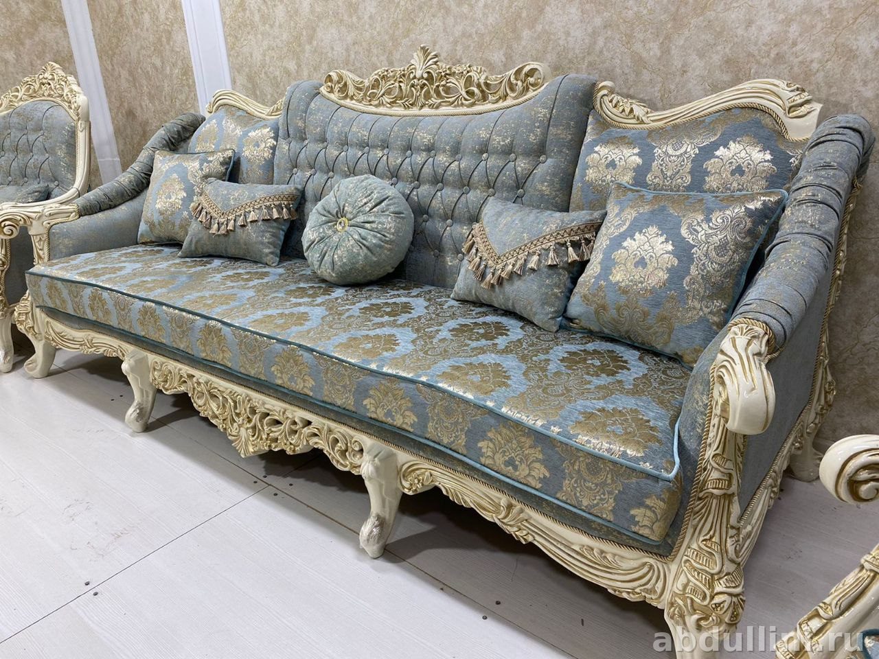 Диван Амелия с креслами в классическом стиле — купить в Дагестане — купить в Дагестане — фото 2