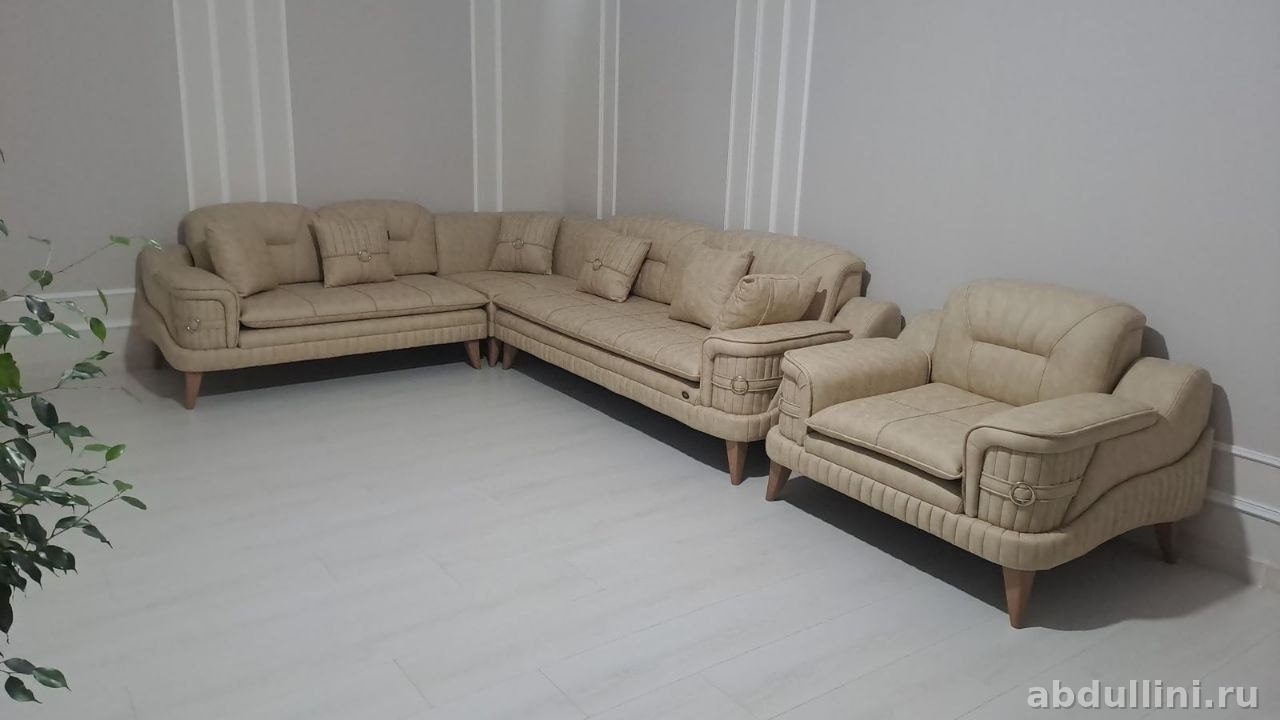 Комплект мягкой мебели 3029: угловой диван и кресло в Дагестане — купить в Дагестане