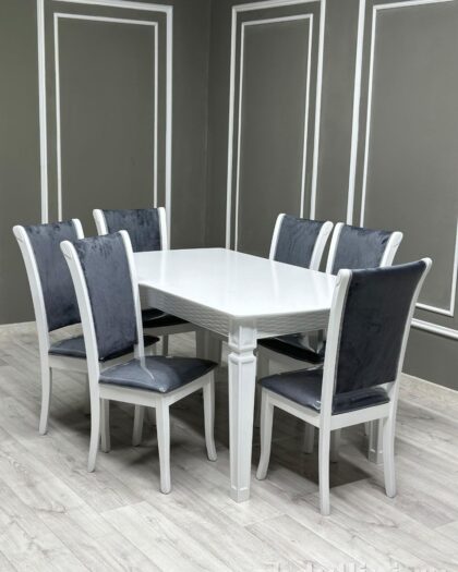 Обеденный комплект Стол Волна и стулья Вего купить в Дагестане — купить в Дагестане — фото 1