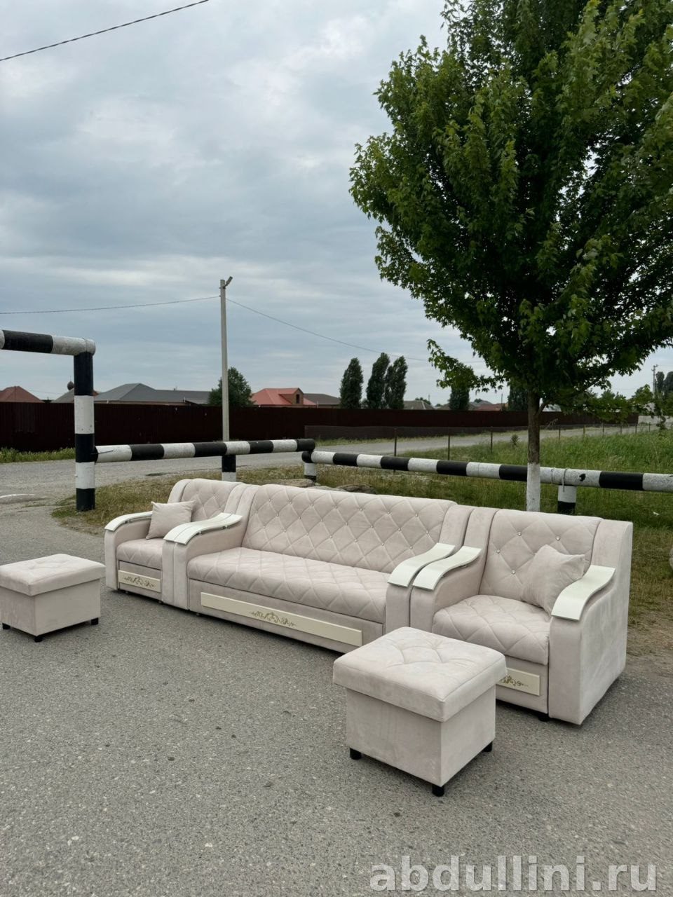 Диван Барселона 3065 с пуфами — купить в Дагестане — купить в Дагестане