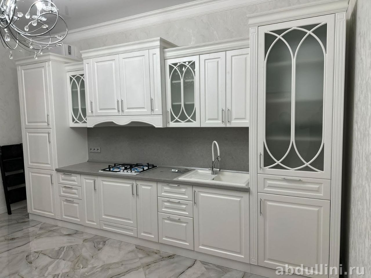 Кухня Медия 3104 — белая, классика, мебель на заказ в Дагестане — купить в Дагестане