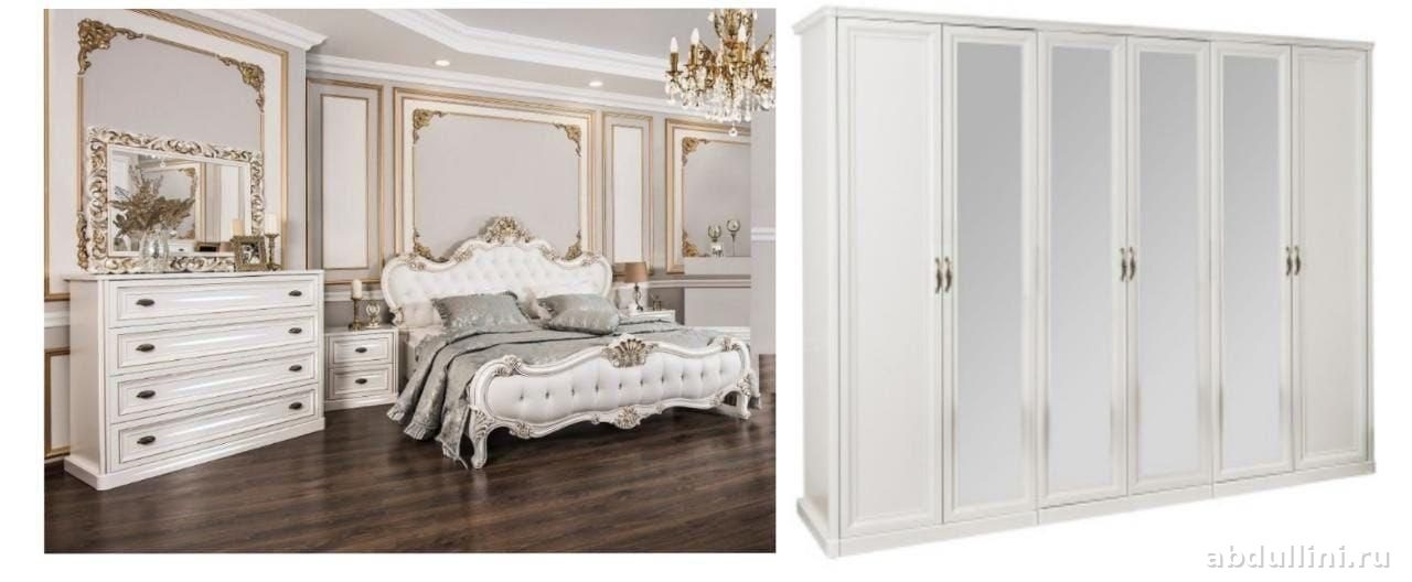 Спальня Натали — мебель от производителя в Дагестане 6-ти дв. шкаф — купить в Дагестане