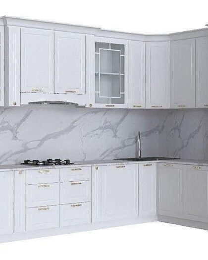 Кухонный гарнитур Сильвия белый — купить в Дагестане — купить в Дагестане