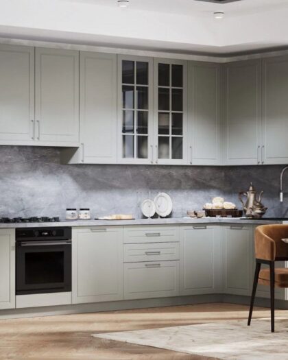 Кухня Лориан 3232 серый песочный — купить в Дагестане — купить в Дагестане — фото 1