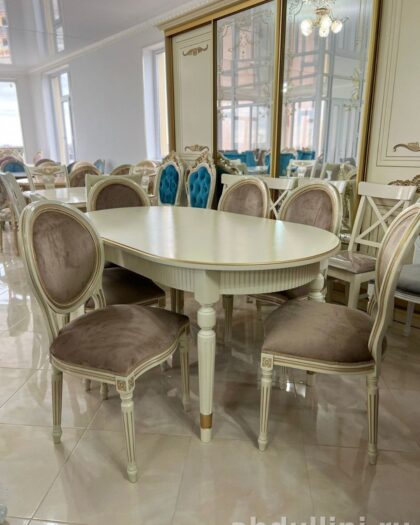 Стол Универсиал раздвижной и стулья Медальоны купить в Дагестане другой размер — купить в Дагестане