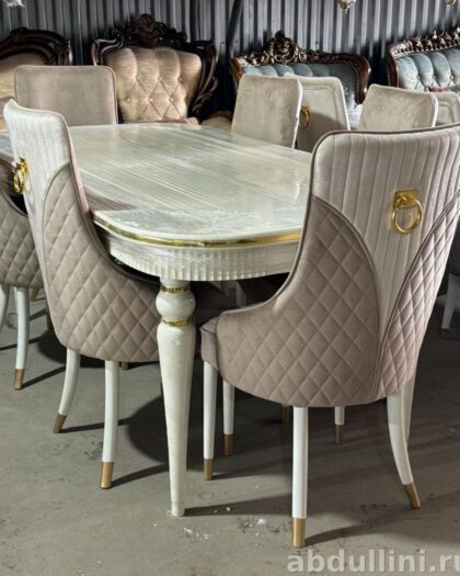 Стол Венера с 6 стульями в стиле неоклассика в Дагестане — купить в Дагестане