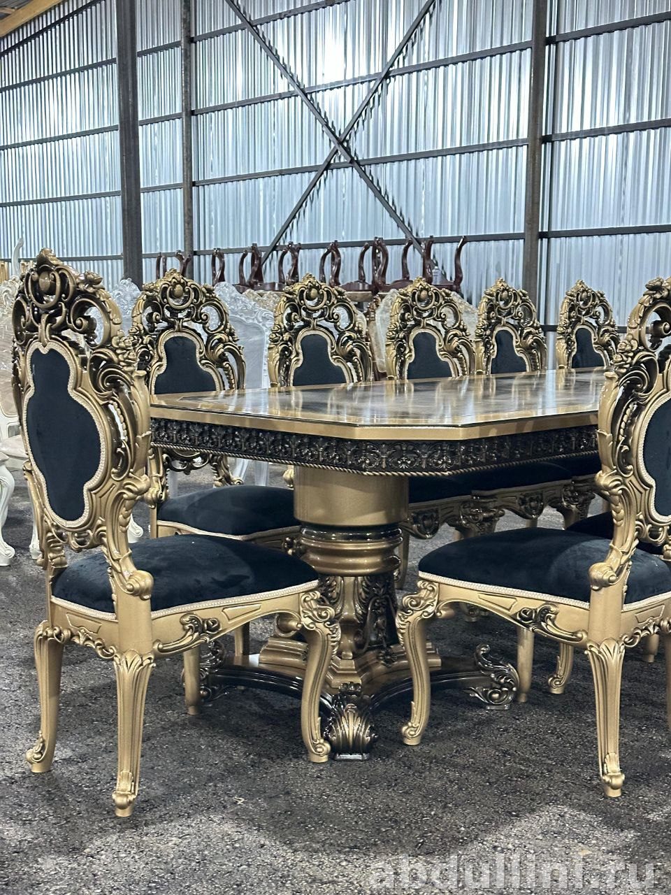 Обеденный стол 3302 с 12 стульями в Дагестане другой размер, комплектация — купить в Дагестане — фото 2