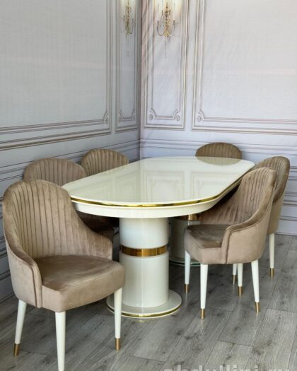 Обеденный стол Измир и стулья Сурен — купить в Дагестане — купить в Дагестане — фото 1