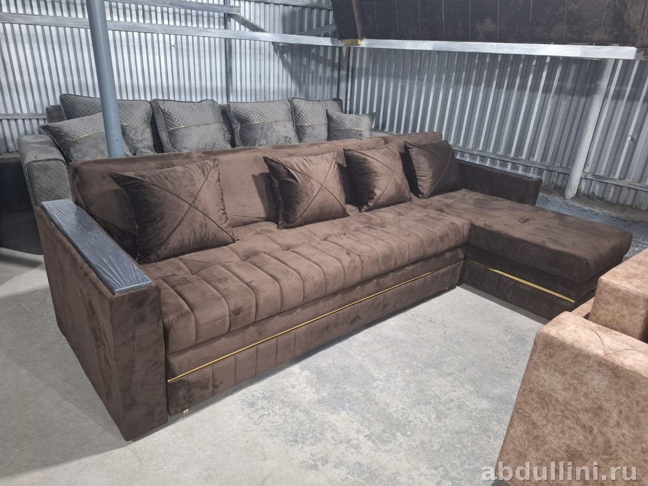 Угловой диван с оттоманкой 290x150 см — купить в Дагестане — купить в Дагестане