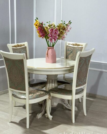 Стол для кофе и стулья Розы в неоклассическом стиле — купить в Дагестане