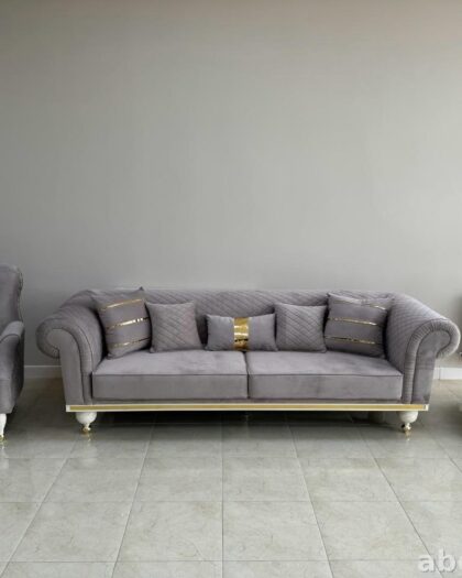 Мягкая тройка ‘Прадо’ в сером цвете купить в Дагестане — купить в Дагестане