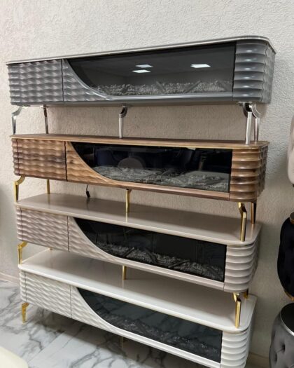 TV тумба Petek в Дагестане — модный дизайн с ар-деко — купить в Дагестане — фото 1