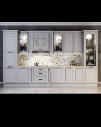 Кухня Лондон 53 шёлк серый — мебель на заказ в Дагестане — купить в Дагестане